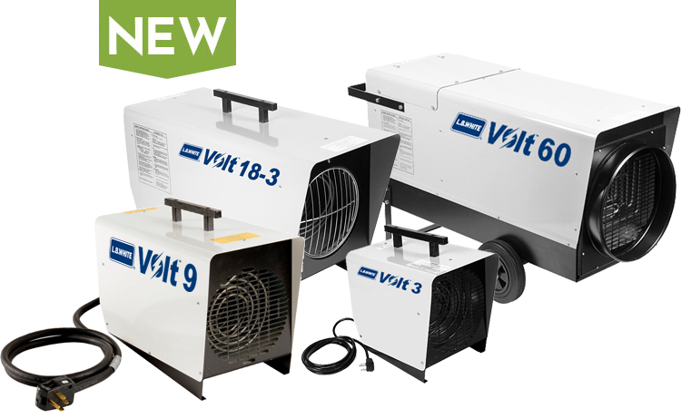 L.B. White Volt™ Electric Forced Air Heaters