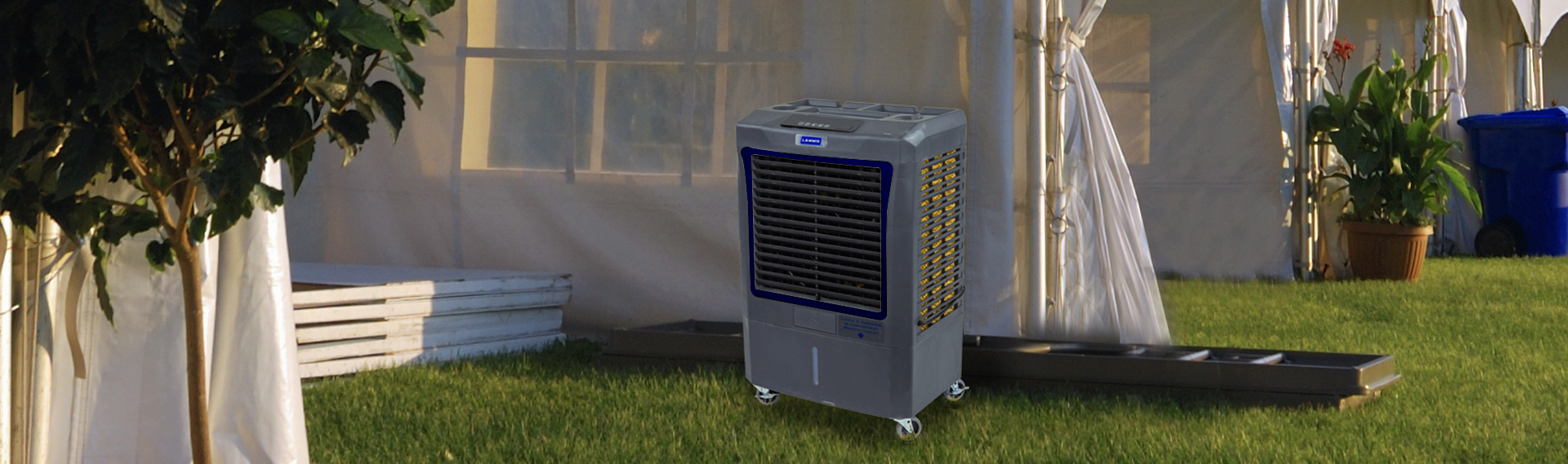 Our PC-31 Portable Evaporative Cooler keeps event guests cool and comfy.