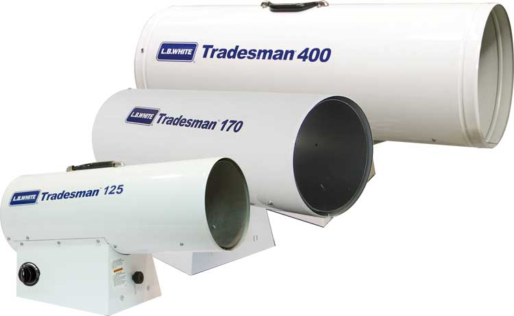 Tradesman Portable Forced Air Heaters for Construction