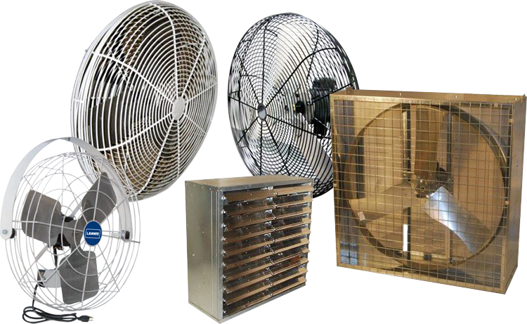 L.B. White Fans for poultry buildings.